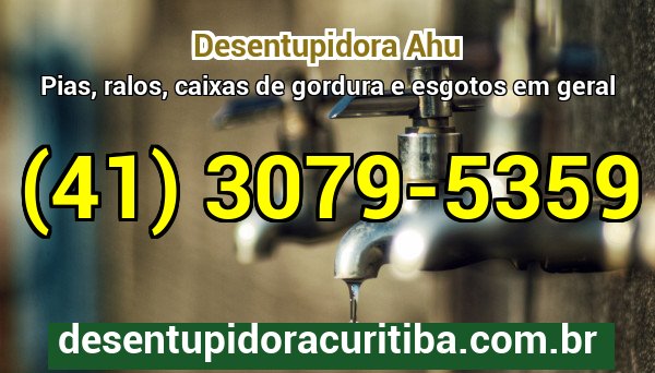 Desentupidora Ahu — atendimento 24 horas