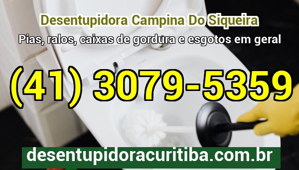 Desentupidora Campina Do Siqueira — atendimento 24 horas