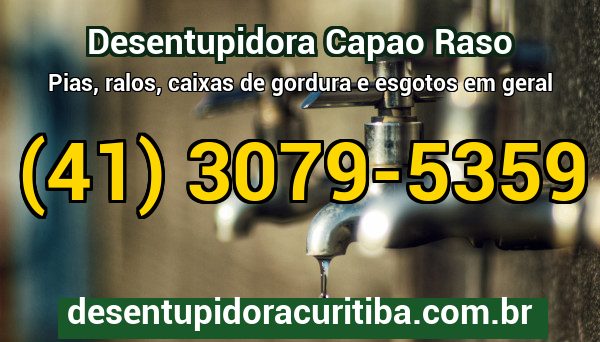Desentupidora Capao Raso — atendimento 24 horas