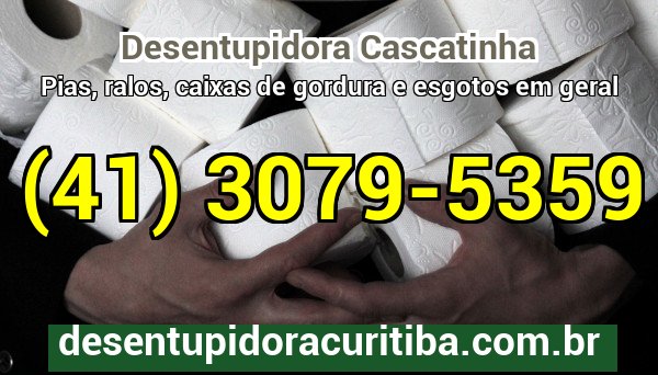 Desentupidora Cascatinha — atendimento 24 horas
