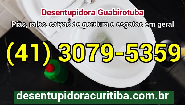 Desentupidora Guabirotuba — atendimento 24 horas