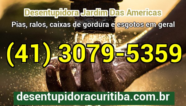 Desentupidora Jardim Das Americas — atendimento 24 horas