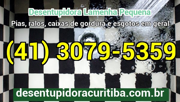 Desentupidora Lamenha Pequena — atendimento 24 horas