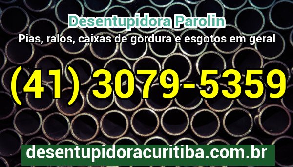 Desentupidora Parolin — atendimento 24 horas