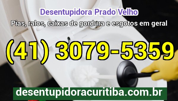 Desentupidora Prado Velho — atendimento 24 horas
