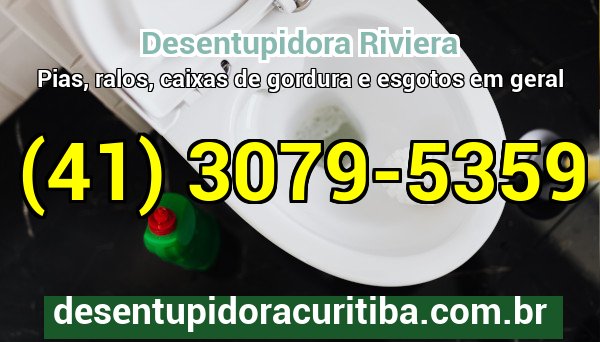 Desentupidora Riviera — atendimento 24 horas