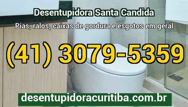 Desentupidora Santa Candida — atendimento 24 horas