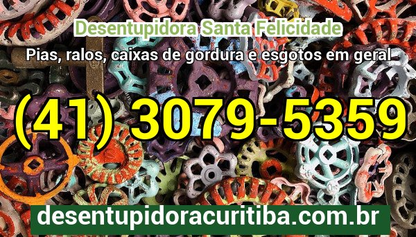 Desentupidora Santa Felicidade — atendimento 24 horas