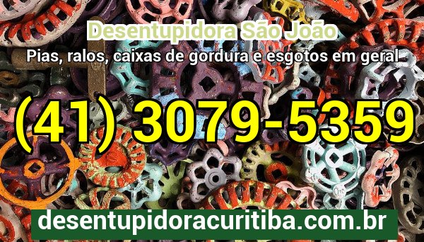 Desentupidora Sao Joao — atendimento 24 horas