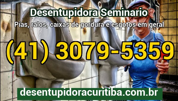 Desentupidora Seminario — atendimento 24 horas