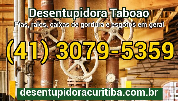 Desentupidora Taboao — atendimento 24 horas