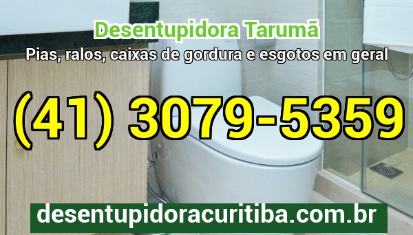 Desentupidora Taruma — atendimento 24 horas