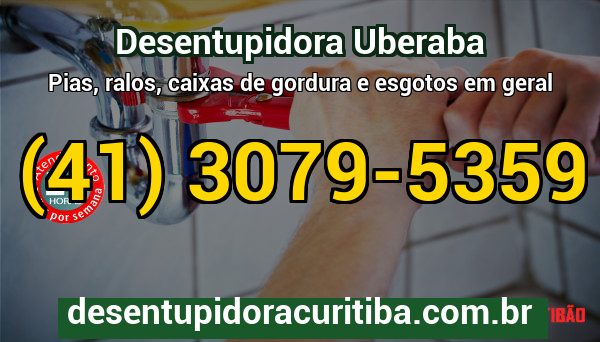 Desentupidora Uberaba — atendimento 24 horas