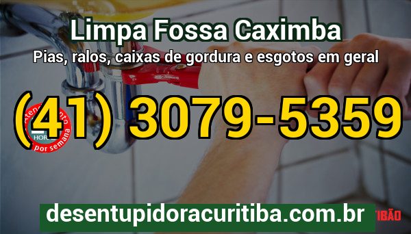 Limpa Fossa Caximba com caminhão-vácuo