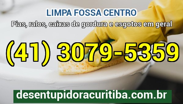 Limpa Fossa Centro com caminhão-vácuo