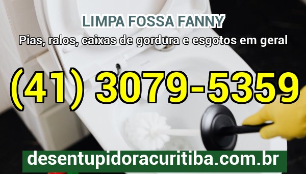 Limpa Fossa Fanny com caminhão-vácuo