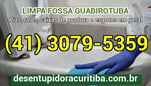 Limpa Fossa Guabirotuba com caminhão-vácuo
