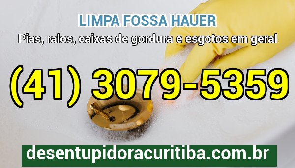 Limpa Fossa Hauer com caminhão-vácuo