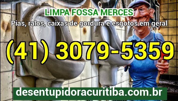 Limpa Fossa Merces com caminhão-vácuo
