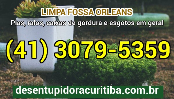 Limpa Fossa Orleans com caminhão-vácuo