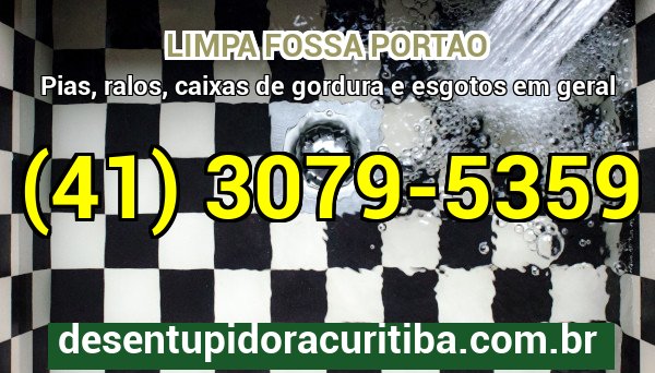 Limpa Fossa Portao com caminhão-vácuo