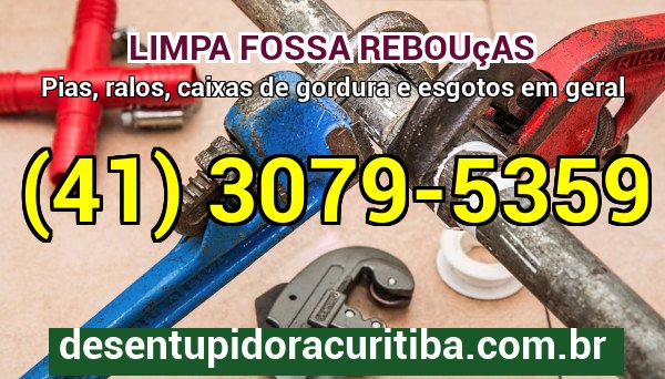 Limpa Fossa Reboucas com caminhão-vácuo