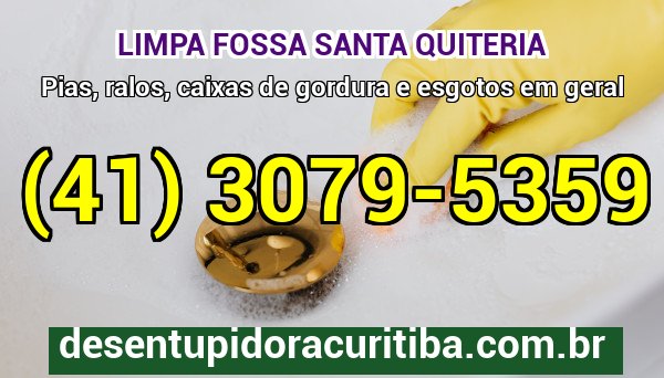 Limpa Fossa Santa Quiteria com caminhão-vácuo