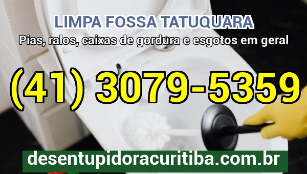 Limpa Fossa Tatuquara com caminhão-vácuo