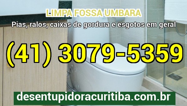 Limpa Fossa Umbara com caminhão-vácuo