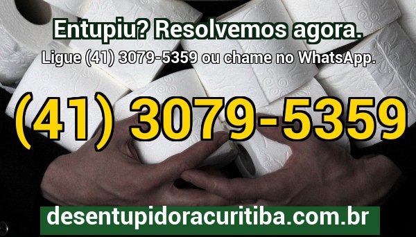 Atendimento emergencial 24 horas de desentupidora no Alto Boqueirão em Curitiba