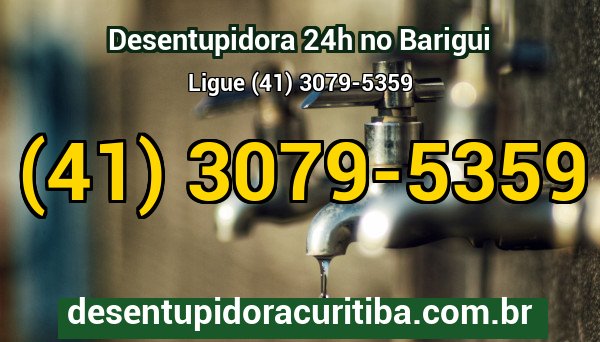 Equipe da Desentupidora Barigui Curitiba pronta para atendimento emergencial 24 horas no bairro Barigui
