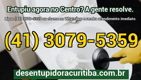 Equipe da Desentupidora Curitiba pronta para atender emergências de desentupimento 24 horas no Centro