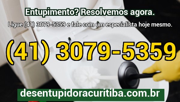 Equipe da Desentupidora Curitiba pronta para atendimento emergencial 24 horas no Jardim das Américas