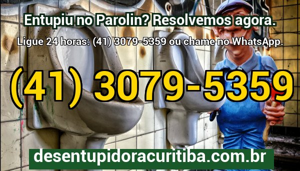 Equipe da Desentupidora Parolin pronta para atendimento emergencial 24 horas em Curitiba com caminhão de hidrojateamento