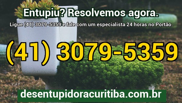 Equipe da Desentupidora Curitiba pronta para atendimento emergencial 24 horas no bairro Portão e região metropolitana