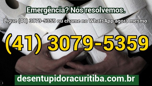 Equipe da Desentupidora Riviera pronta para atendimento emergencial 24 horas em Curitiba